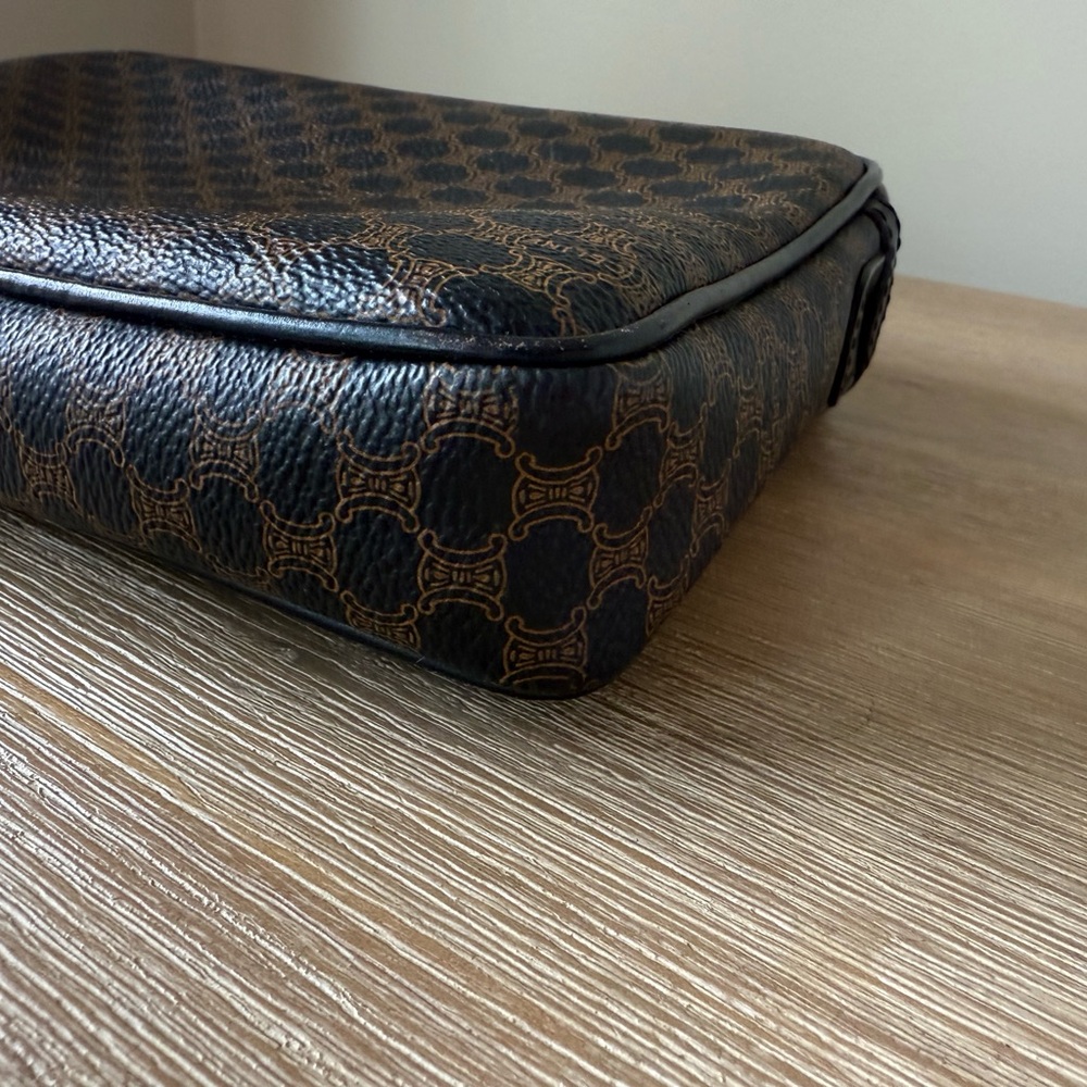 Celine Black and Brown Toiletry Bag - Picture 7 of 10